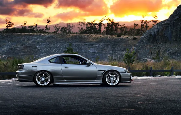 Обои S15, Silvia, Nissan, side