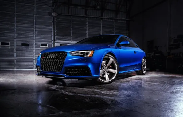 Обои Coupe, ауди, синяя, RS 5, Audi