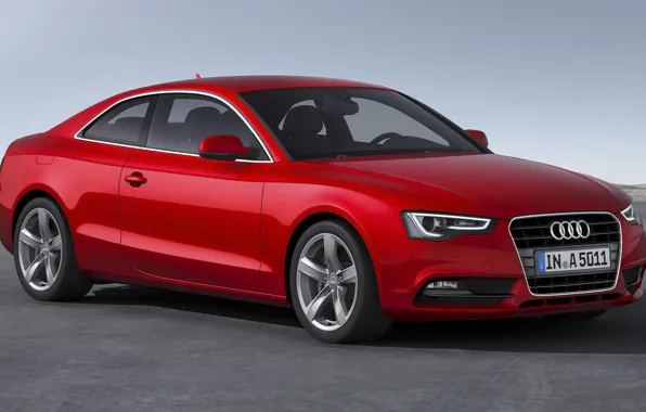 Обои Coupe, 2014, ауди, красная, Audi, купе