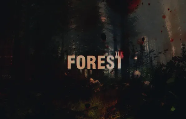 Обои игра, 2014, The Forest, survival, крафт, зомби, выживание, the game