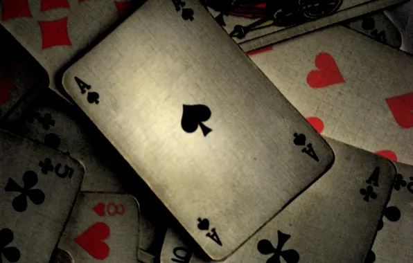 Обои карты, покер, серый