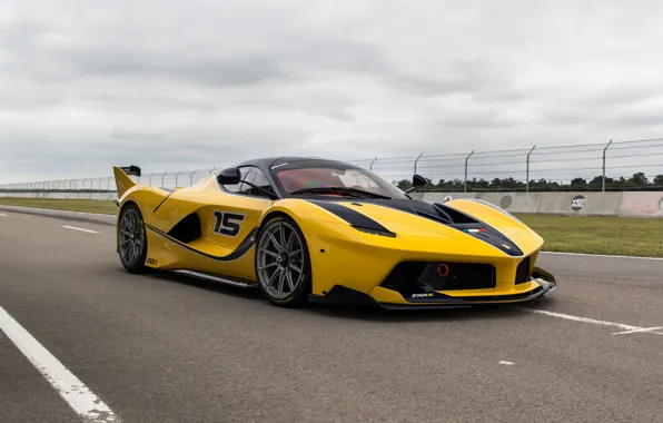 Обои Sport, Ferrari, FXXK, Yellow