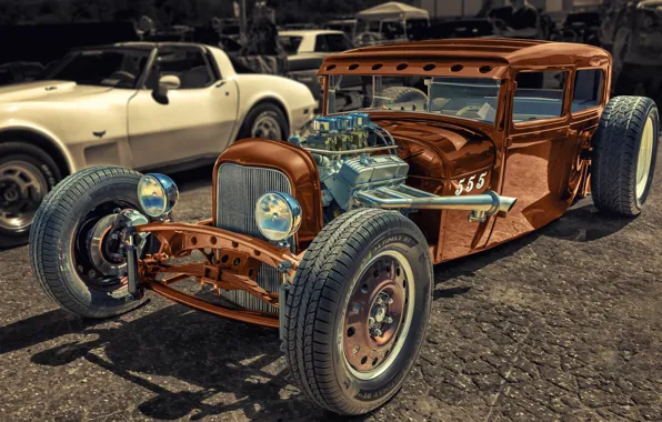 Обои hot-rod, classic car, классика, ретро