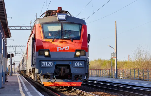 Обои железная дорога, Поезд, Локомотив