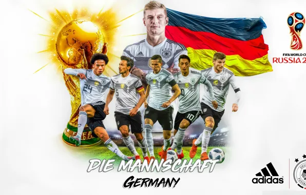 Обои Чемпионат Мира, 2018, футбол, Германия