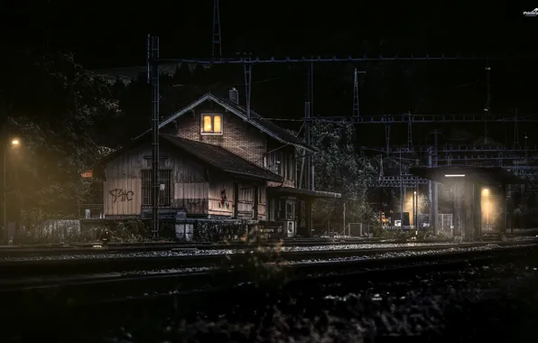 Обои железная дорога, Switzerland, Canton of Berne, станция, Gwatt