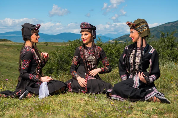 Ансамбля национальной песни и танца erisioni Грузии — стоковое фото