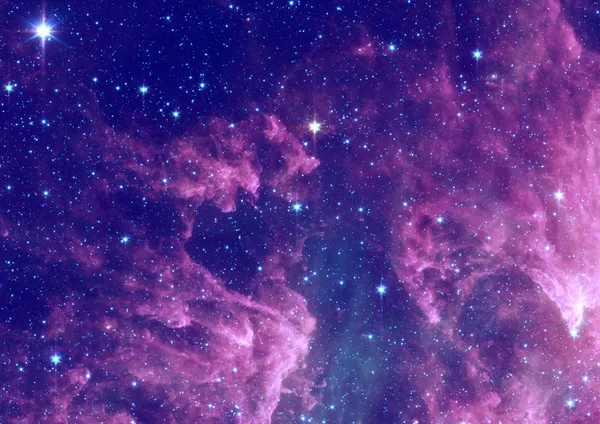 Звездное поле в пространстве и туманностей — стоковое фото