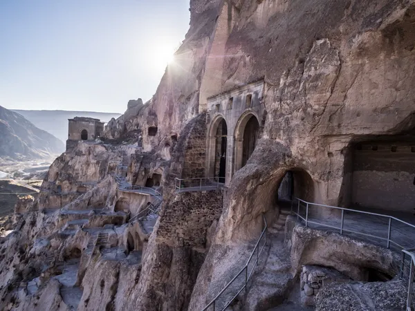 Вардзиа пещерный город монастырь в Грузии — стоковое фото