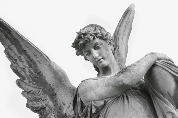 Ангел-хранитель как символ безопасности человека (Фрагмент статуи — стоковое фото