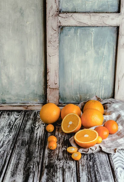 Апельсины и мандарины Лицензионные Стоковые Изображения