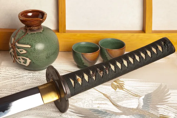 Японский меч Стоковое Изображение