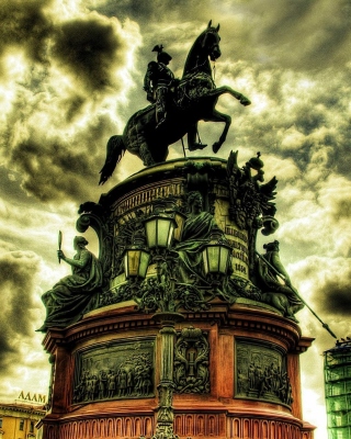 Обои Monument to Nicholas I in Saint Petersburg для телефона и на рабочий стол Sharp FX