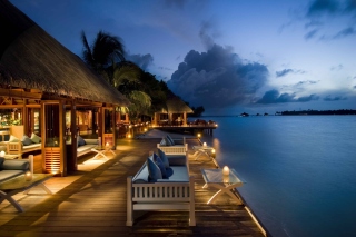 Обои 5 Star Conrad Maldives Rangali Resort на телефон Desktop Netbook 1366x768 HD