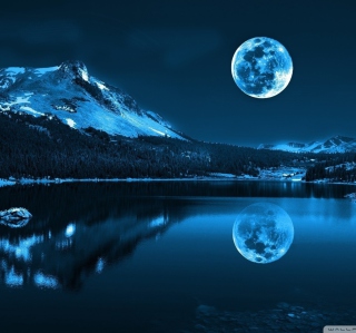 Картинка Moonlight Night на телефон iPad 3