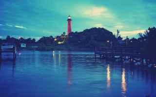 Картинка Lighthouse At Twilight для Android