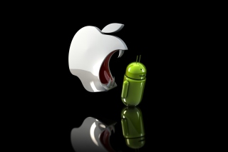Обои Apple Against Android для телефона и на рабочий стол HTC J