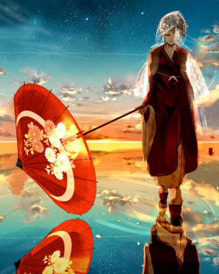 Картинка Vocaloid with Umbrella для телефона и на рабочий стол 768x1280
