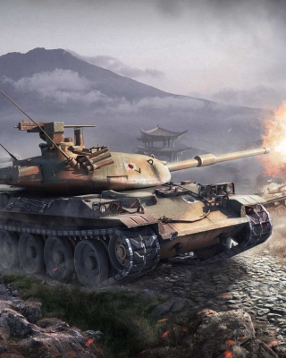 Обои World Of Tanks Battle на iPhone 6 Plus