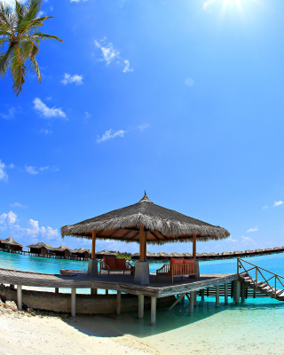 Картинка Luxury Bungalows in Maldives Resort для телефона и на рабочий стол HP Pre 3