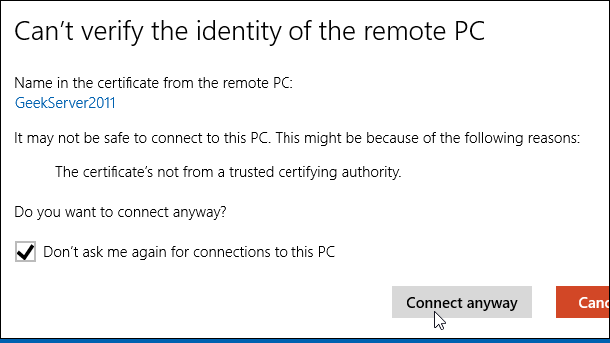 Удалённый рабочий стол Windows 10 (RDP) не работает должным образом.