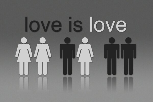 Love is love любовь пары