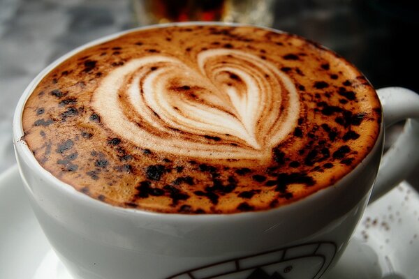 Кофе сердце