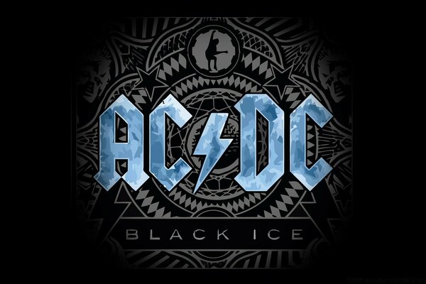 AC / DC Концепция черный лед искусство