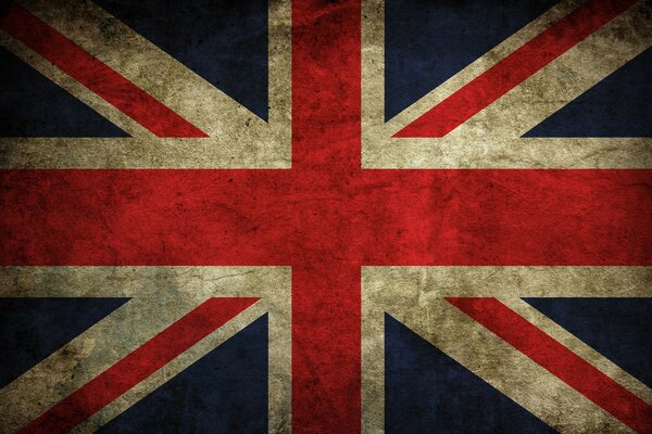 Гранж флаг гнезду Великобритания союза