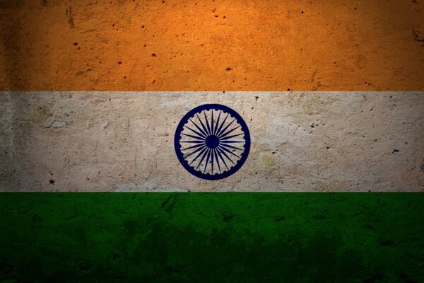 Гранж флаг индии