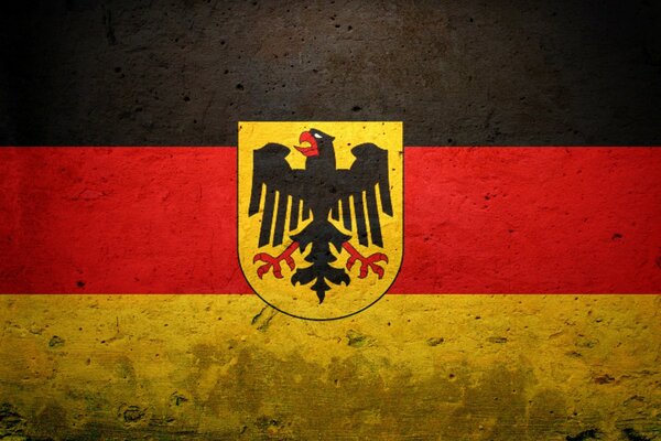 Гранж флаг Германии (государственной)
