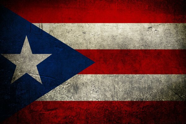 Гранж флаги Пуэрто-Рико