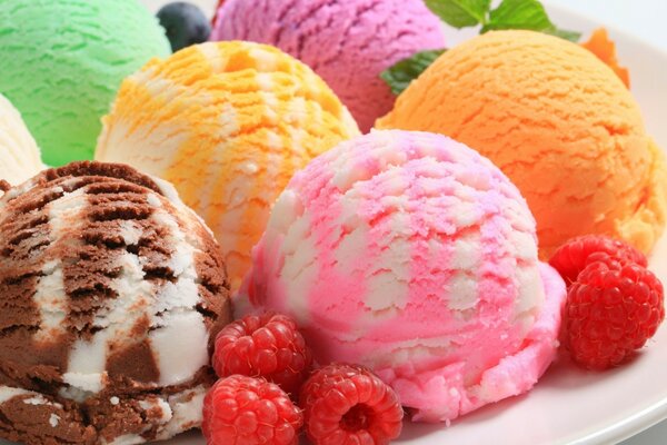 Шарики мороженого