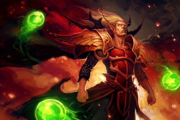 Мир Warcraft эльфа крови