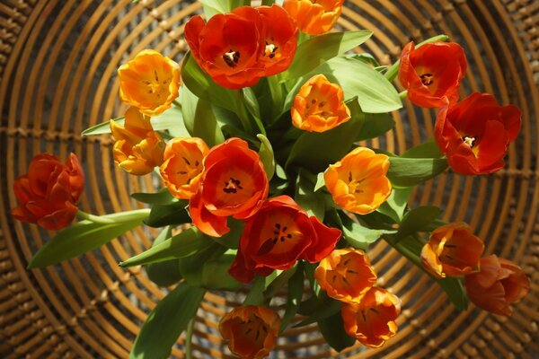 Тюльпаны для матери день