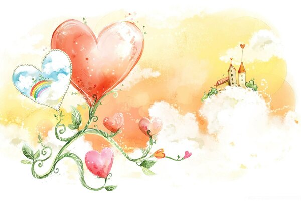 Любовь цветы День Святого Валентина