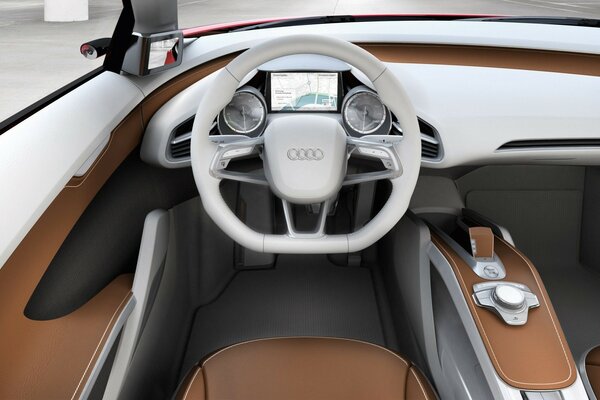Audi электронной электронов интерьер автомобиля