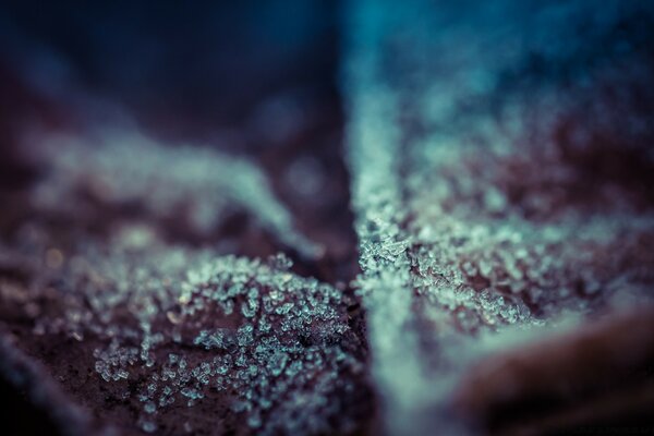 Ледяные кристаллы макрос
