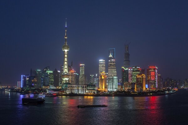 Шанхай Китай горизонта
