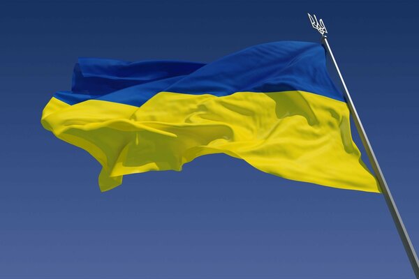 флаг малый герб украина