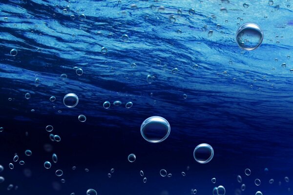 Минимализм вода море океан капли капля underwater под