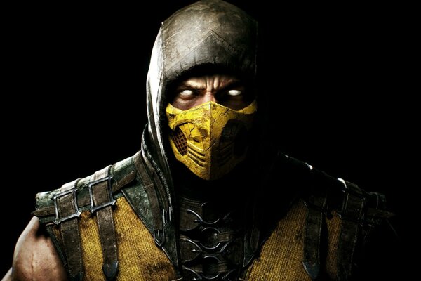 Mortal Kombat желтый скорпион
