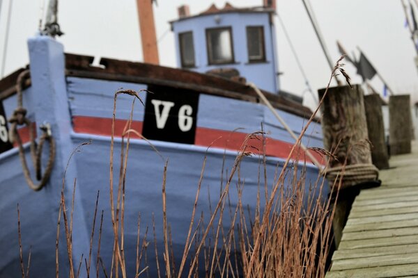 Старый рыболовное судно в Дании