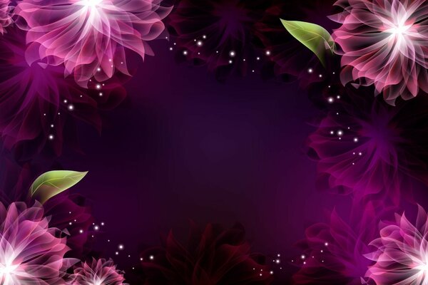 Аннотация фиолетовые цветы 1