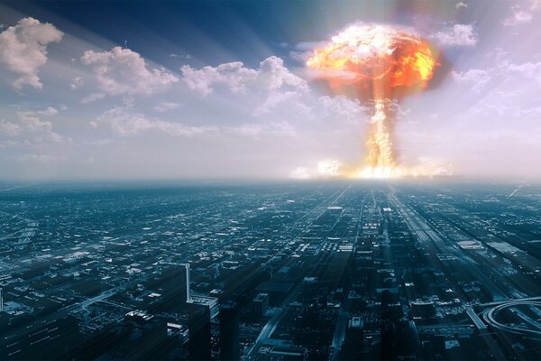 Ядерный взрыв в городе