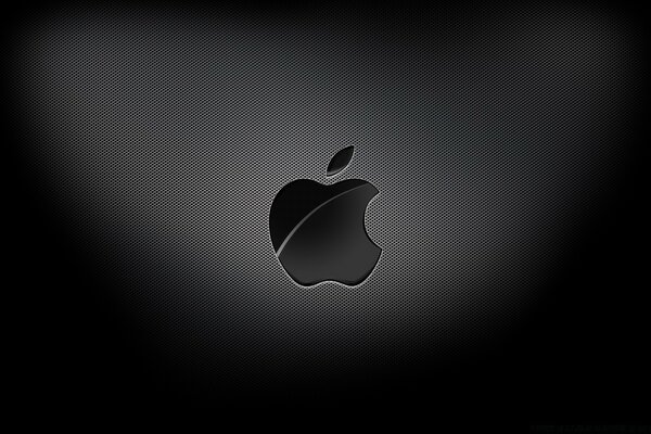 Apple, черный фон