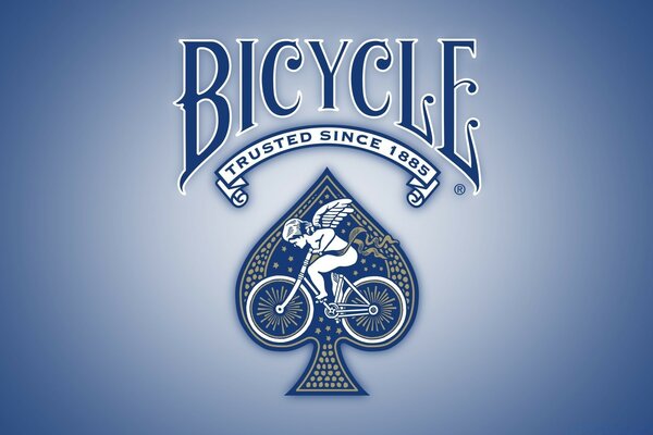 Игральные карты велосипедов синяя 2-1