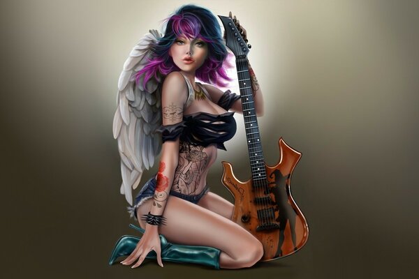 Ангел с гитарой