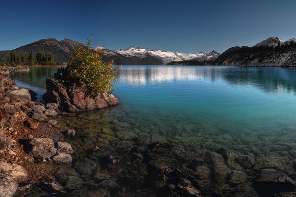 Горное озеро пейзаж