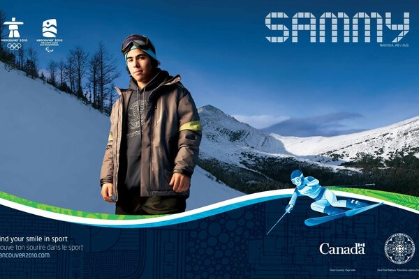 Сэмми Кент, горнолыжник, первые народы